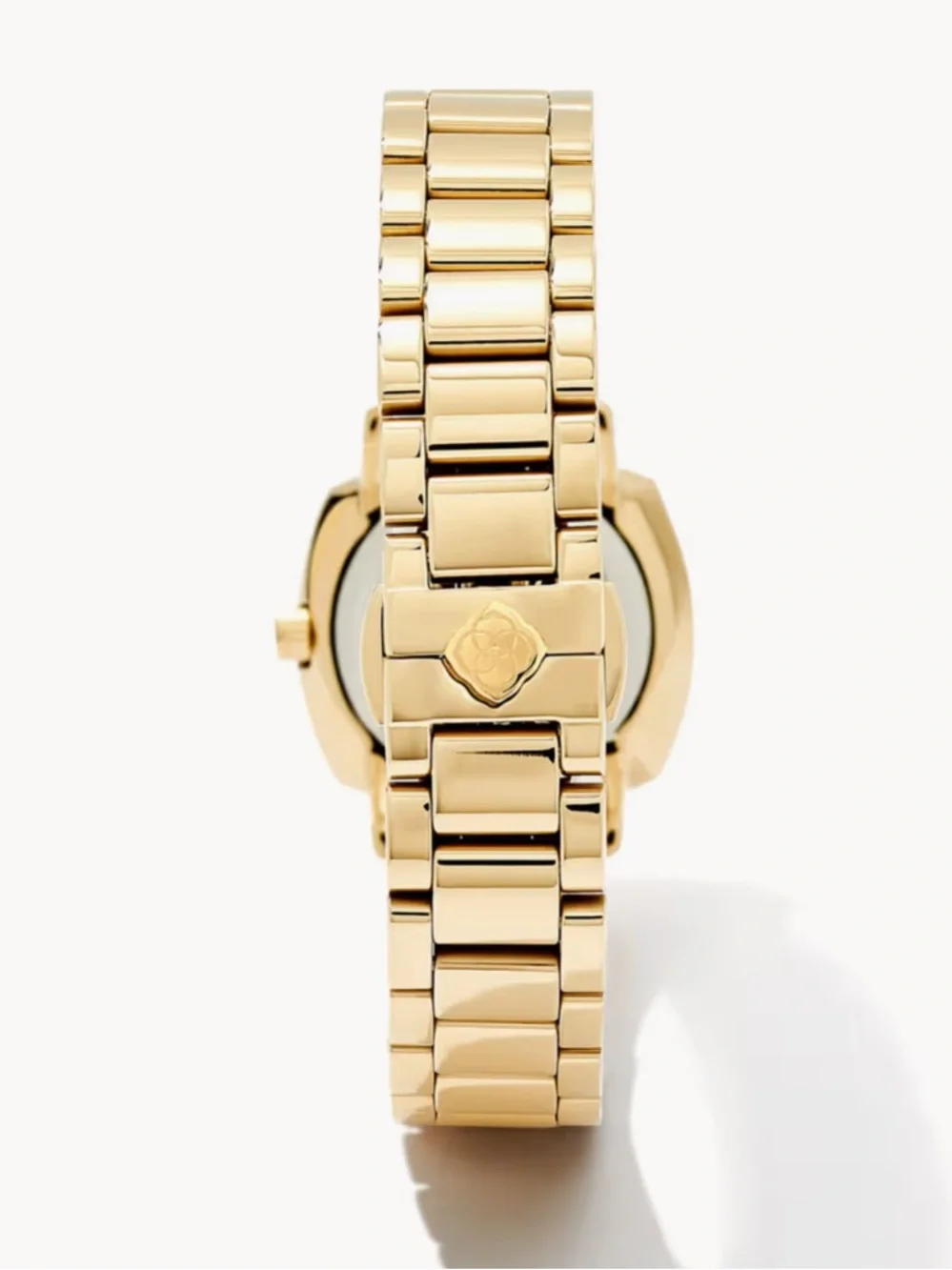 Kendra Scott Gold-Tone Mother-of-Pearl Dial Bracelet Watch